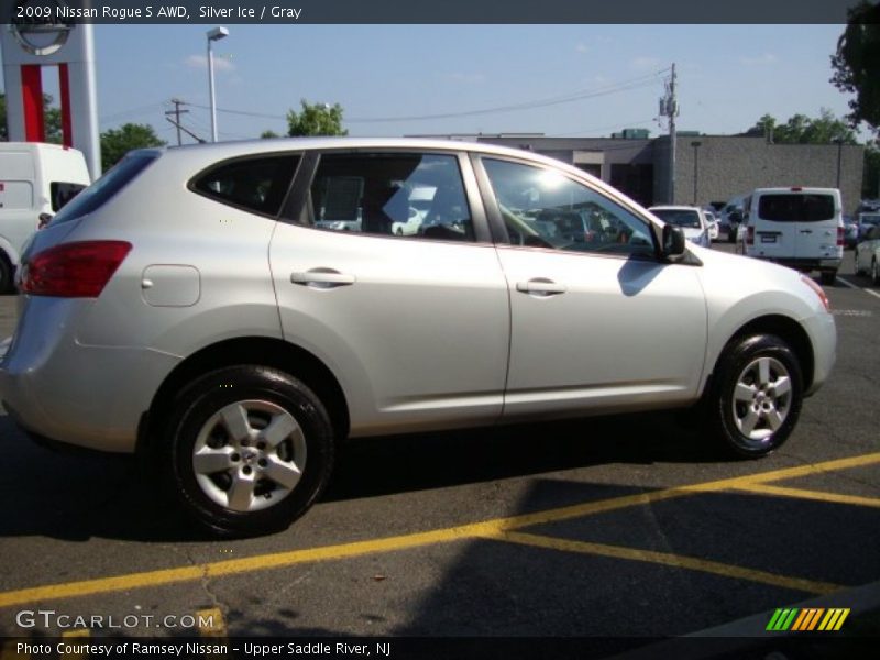 Silver Ice / Gray 2009 Nissan Rogue S AWD