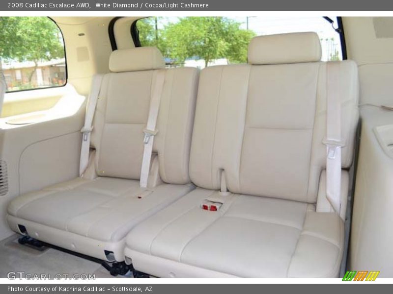 White Diamond / Cocoa/Light Cashmere 2008 Cadillac Escalade AWD