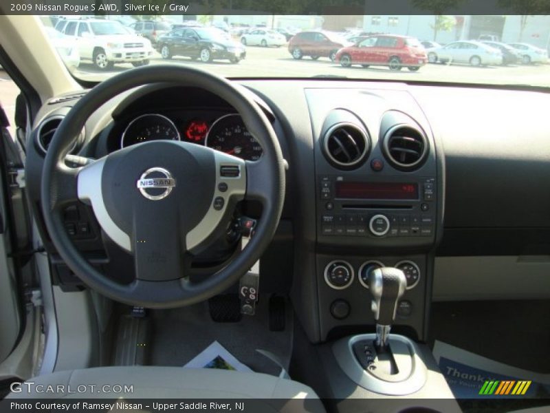 Silver Ice / Gray 2009 Nissan Rogue S AWD
