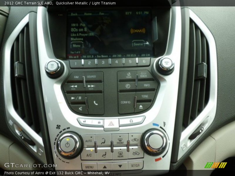 Quicksilver Metallic / Light Titanium 2012 GMC Terrain SLE AWD