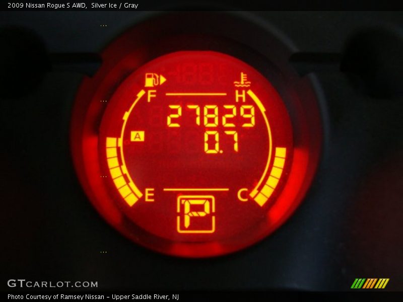 Silver Ice / Gray 2009 Nissan Rogue S AWD