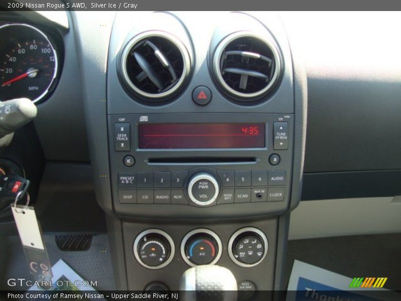 Silver Ice / Gray 2009 Nissan Rogue S AWD