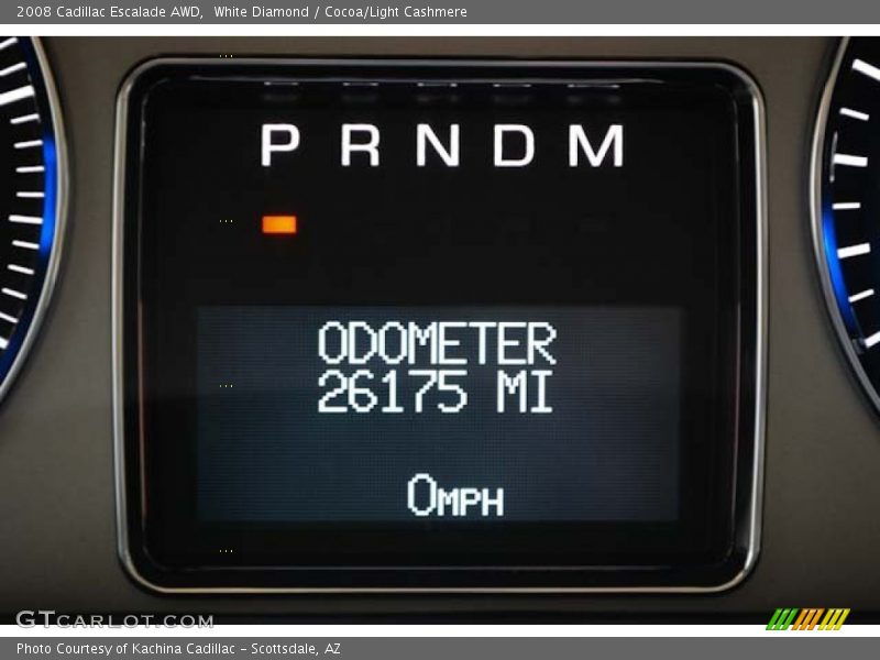 White Diamond / Cocoa/Light Cashmere 2008 Cadillac Escalade AWD
