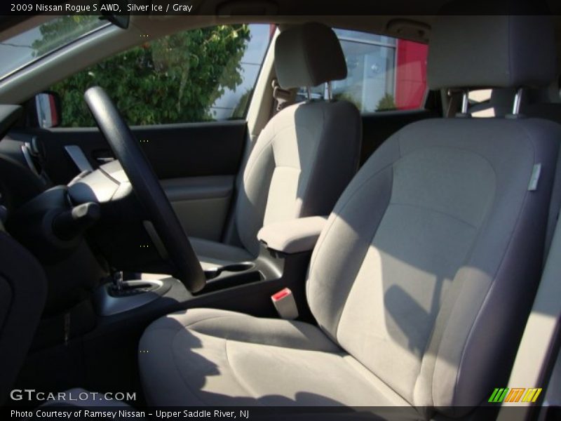 Silver Ice / Gray 2009 Nissan Rogue S AWD