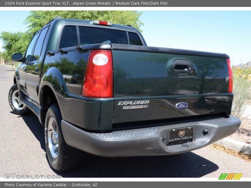 Aspen Green Metallic / Medium Dark Flint/Dark Flint 2004 Ford Explorer Sport Trac XLT