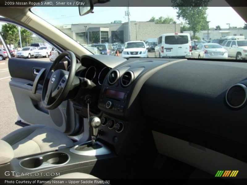 Silver Ice / Gray 2009 Nissan Rogue S AWD