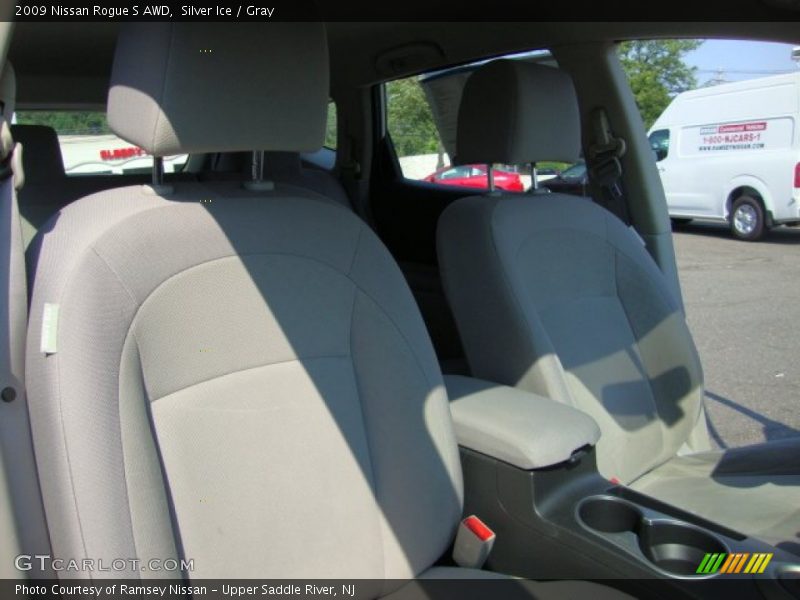 Silver Ice / Gray 2009 Nissan Rogue S AWD