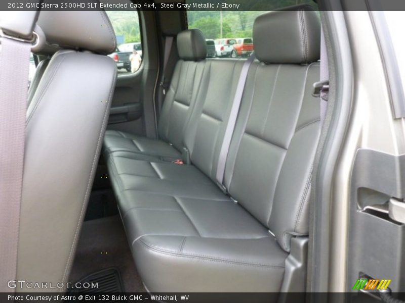 Steel Gray Metallic / Ebony 2012 GMC Sierra 2500HD SLT Extended Cab 4x4