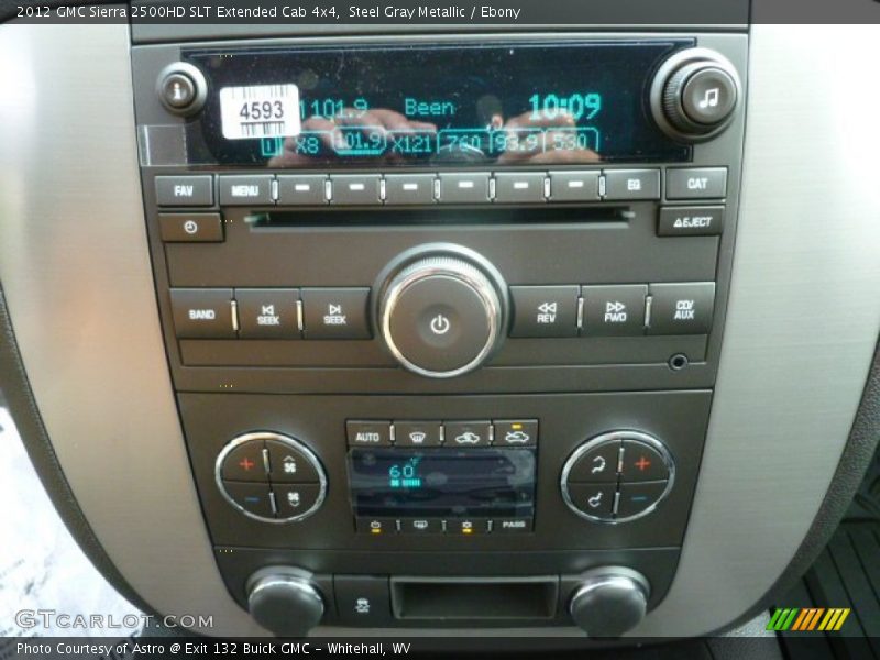 Steel Gray Metallic / Ebony 2012 GMC Sierra 2500HD SLT Extended Cab 4x4