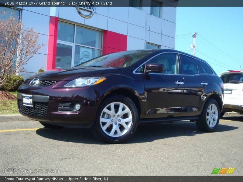 Black Cherry Mica / Sand 2008 Mazda CX-7 Grand Touring