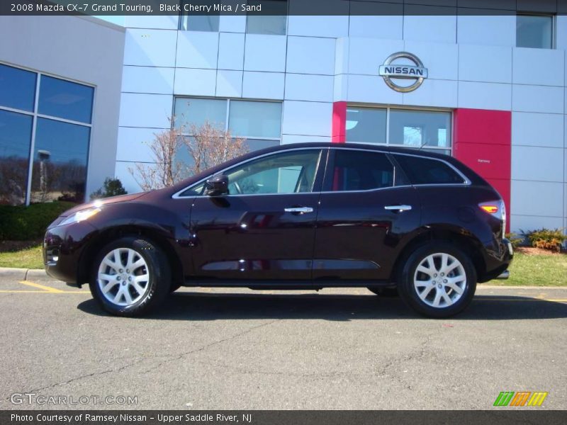 Black Cherry Mica / Sand 2008 Mazda CX-7 Grand Touring