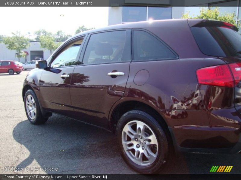Dark Cherry Pearl / Parchment 2009 Acura MDX