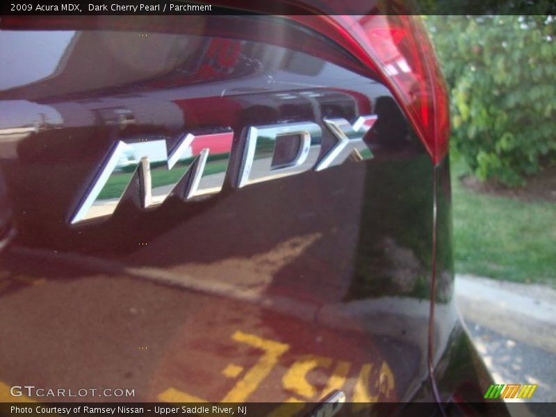 Dark Cherry Pearl / Parchment 2009 Acura MDX