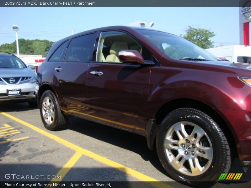 Dark Cherry Pearl / Parchment 2009 Acura MDX