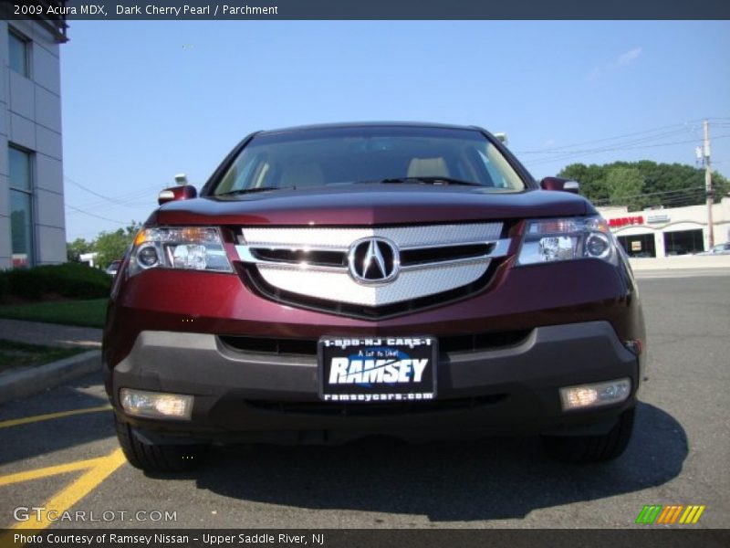 Dark Cherry Pearl / Parchment 2009 Acura MDX