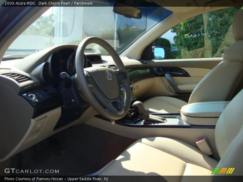 Dark Cherry Pearl / Parchment 2009 Acura MDX