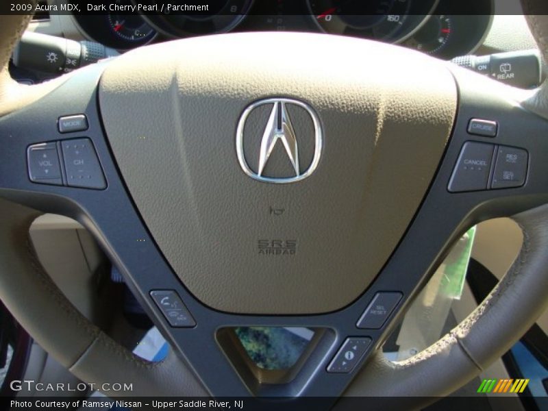Dark Cherry Pearl / Parchment 2009 Acura MDX