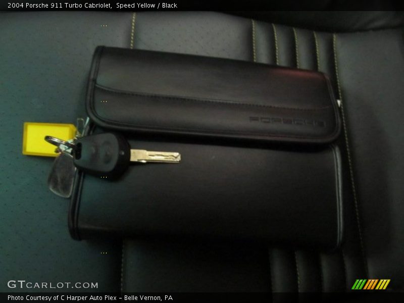 Speed Yellow / Black 2004 Porsche 911 Turbo Cabriolet
