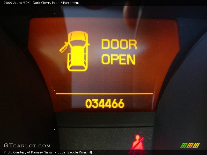 Dark Cherry Pearl / Parchment 2009 Acura MDX