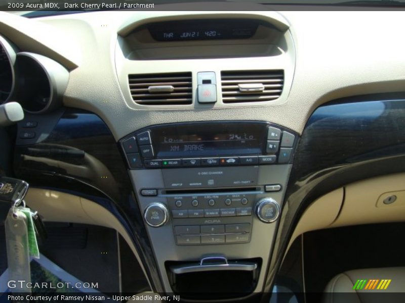 Dark Cherry Pearl / Parchment 2009 Acura MDX