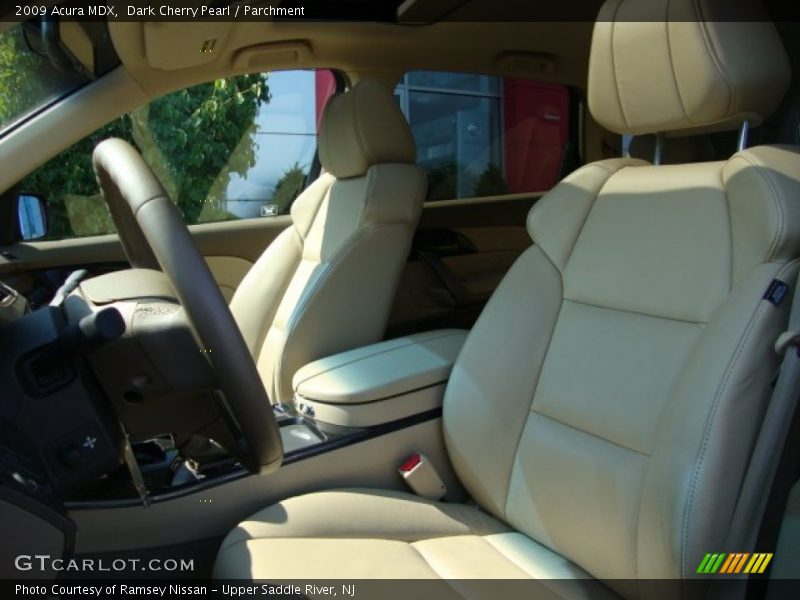 Dark Cherry Pearl / Parchment 2009 Acura MDX