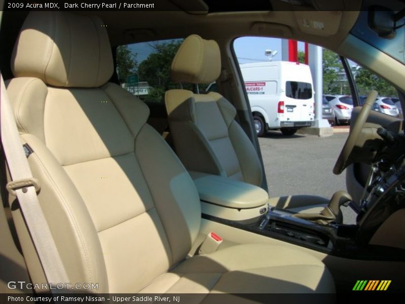 Dark Cherry Pearl / Parchment 2009 Acura MDX