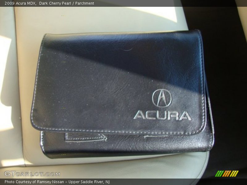 Dark Cherry Pearl / Parchment 2009 Acura MDX