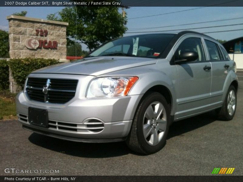 Bright Silver Metallic / Pastel Slate Gray 2007 Dodge Caliber SXT