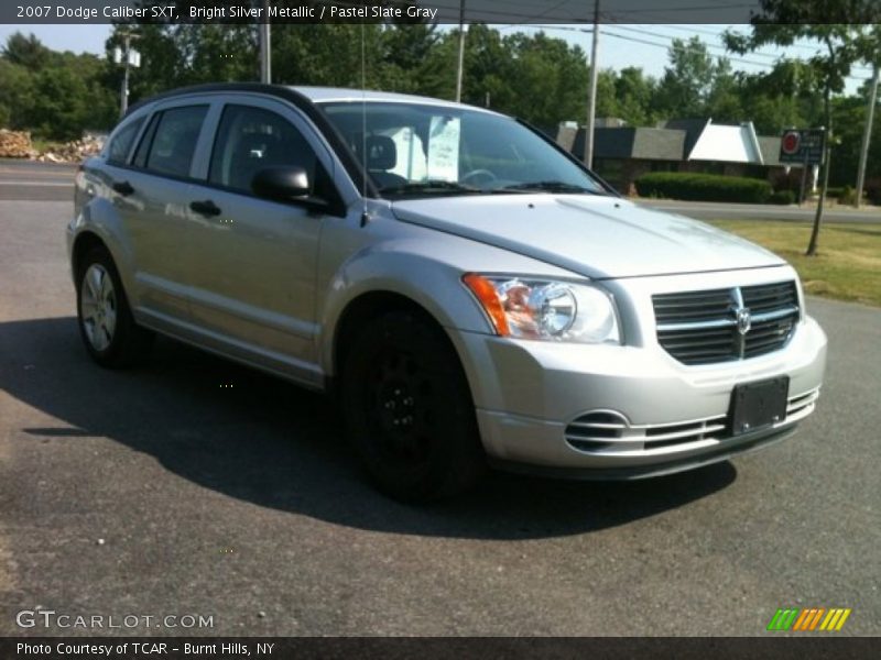 Bright Silver Metallic / Pastel Slate Gray 2007 Dodge Caliber SXT