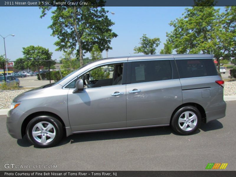 Twilight Gray / Gray 2011 Nissan Quest 3.5 SV