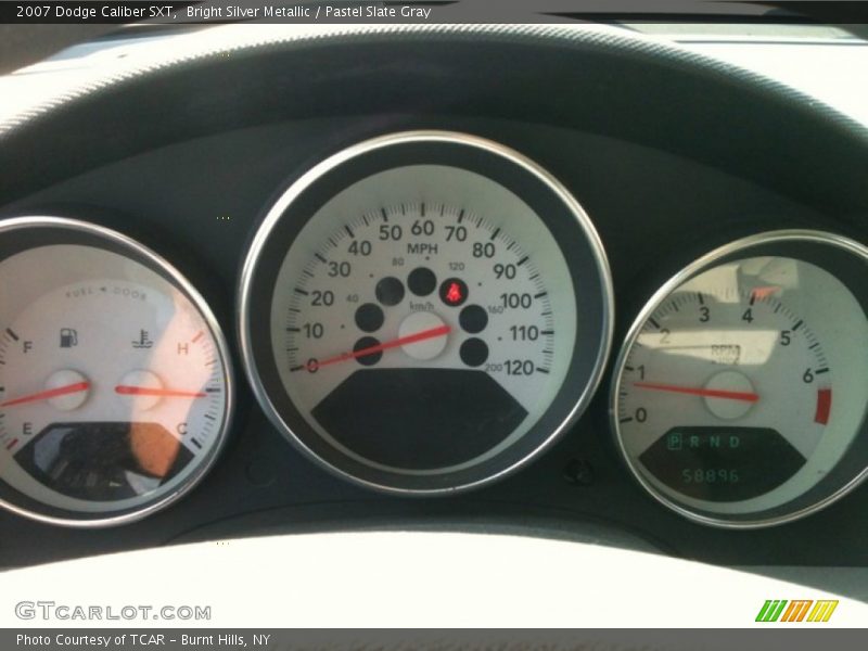 Bright Silver Metallic / Pastel Slate Gray 2007 Dodge Caliber SXT