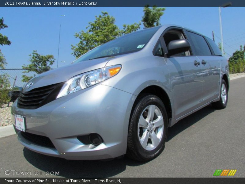 Silver Sky Metallic / Light Gray 2011 Toyota Sienna