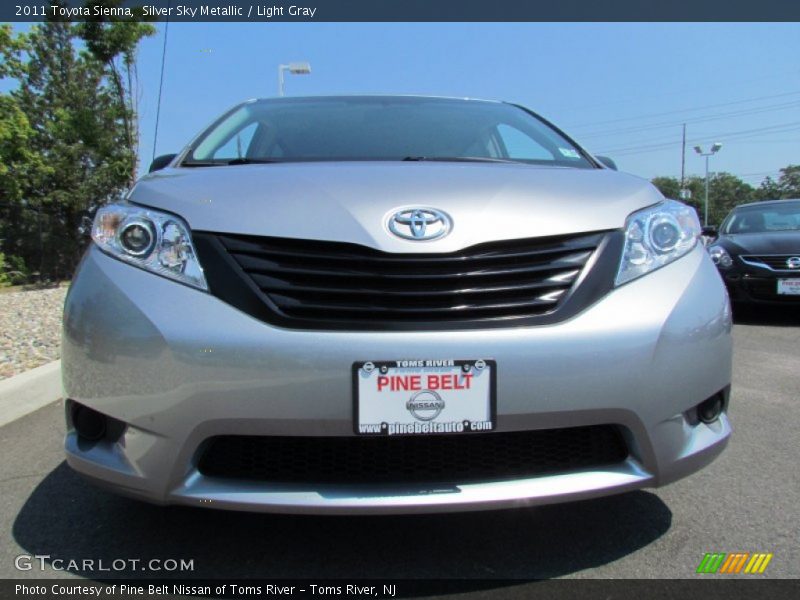 Silver Sky Metallic / Light Gray 2011 Toyota Sienna