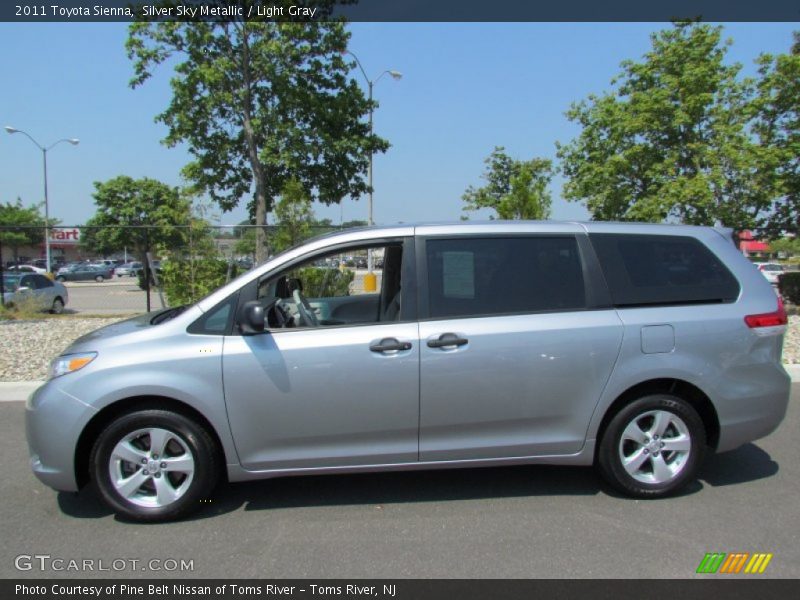 Silver Sky Metallic / Light Gray 2011 Toyota Sienna