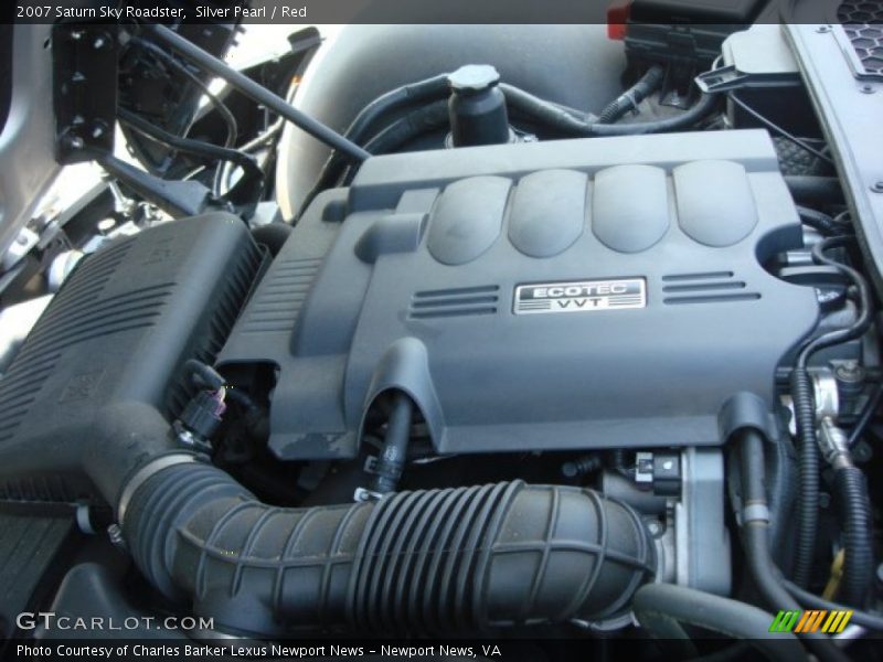 Silver Pearl / Red 2007 Saturn Sky Roadster