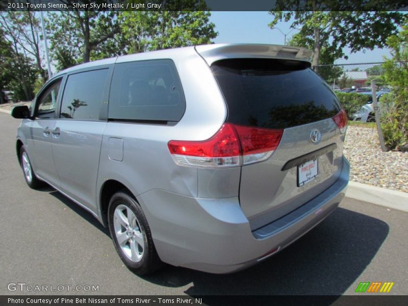 Silver Sky Metallic / Light Gray 2011 Toyota Sienna