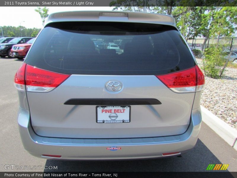 Silver Sky Metallic / Light Gray 2011 Toyota Sienna