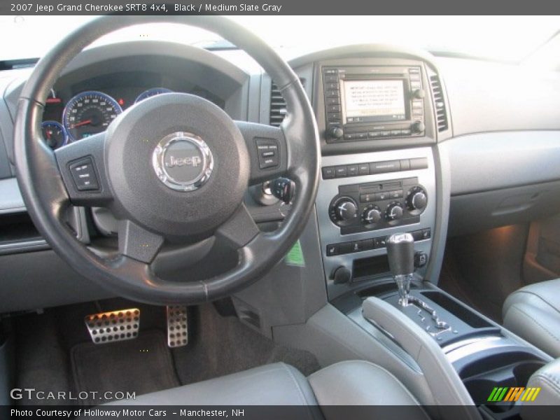 Black / Medium Slate Gray 2007 Jeep Grand Cherokee SRT8 4x4