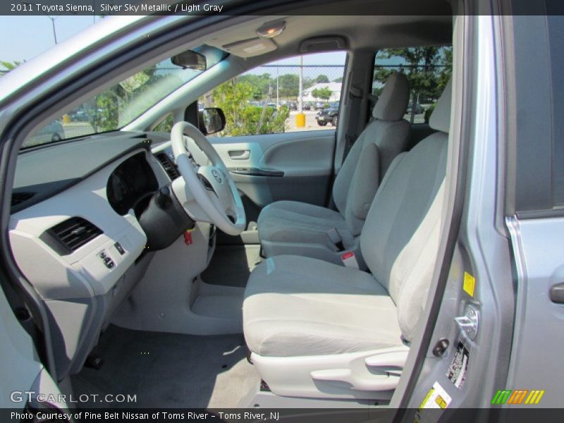Silver Sky Metallic / Light Gray 2011 Toyota Sienna