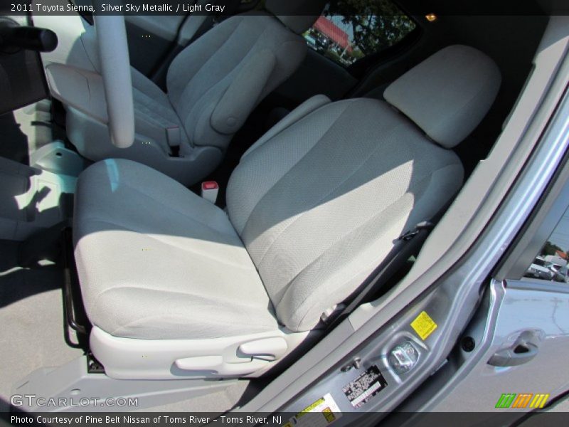Silver Sky Metallic / Light Gray 2011 Toyota Sienna