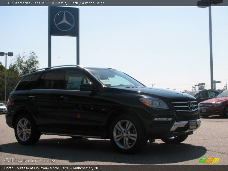 Black / Almond Beige 2012 Mercedes-Benz ML 350 4Matic