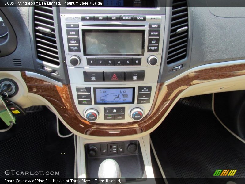Platinum Sage / Beige 2009 Hyundai Santa Fe Limited