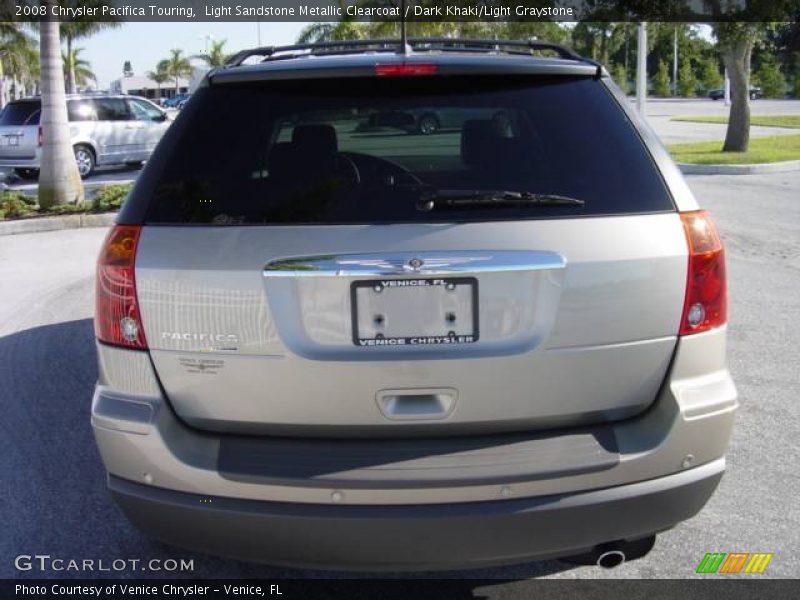 Light Sandstone Metallic Clearcoat / Dark Khaki/Light Graystone 2008 Chrysler Pacifica Touring