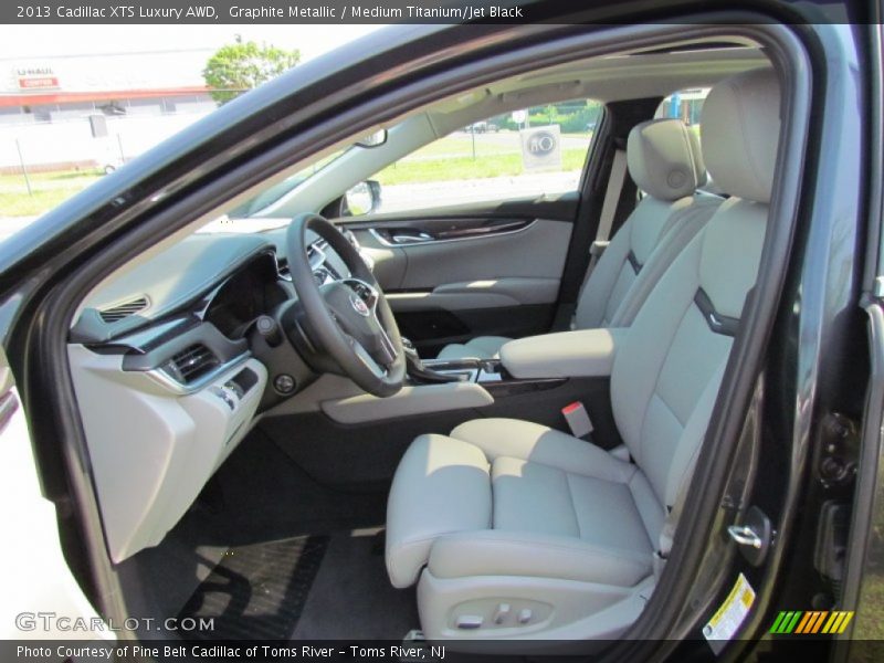  2013 XTS Luxury AWD Medium Titanium/Jet Black Interior