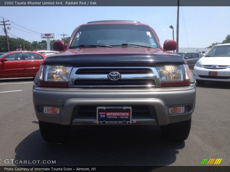 Radiant Red / Oak 2000 Toyota 4Runner Limited 4x4