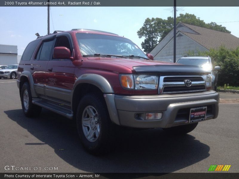 Radiant Red / Oak 2000 Toyota 4Runner Limited 4x4