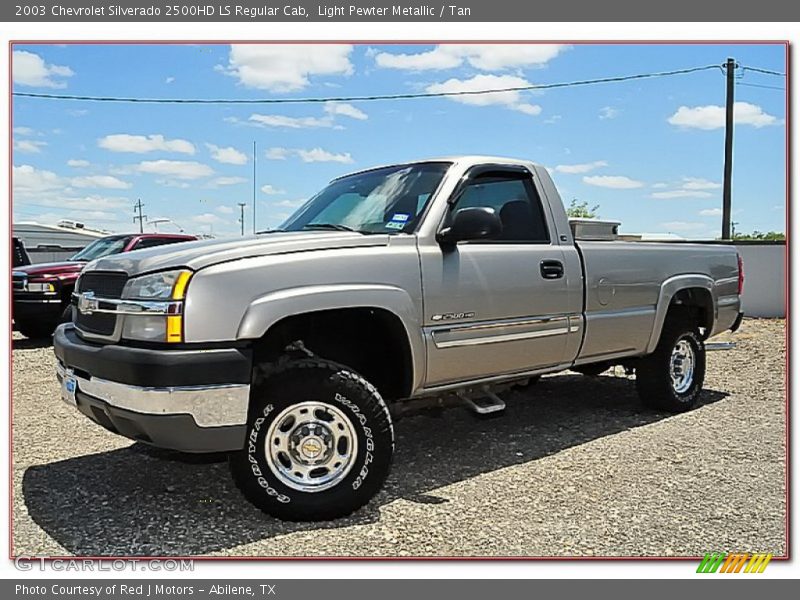 Light Pewter Metallic / Tan 2003 Chevrolet Silverado 2500HD LS Regular Cab