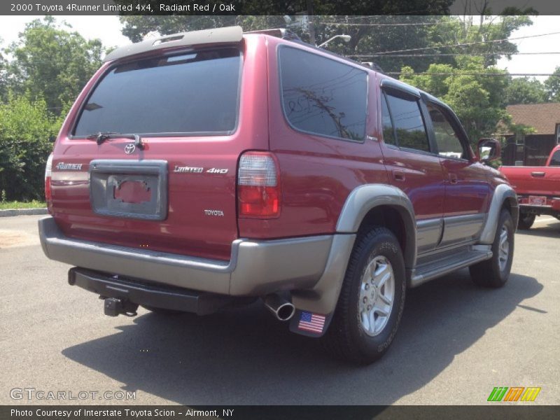 Radiant Red / Oak 2000 Toyota 4Runner Limited 4x4