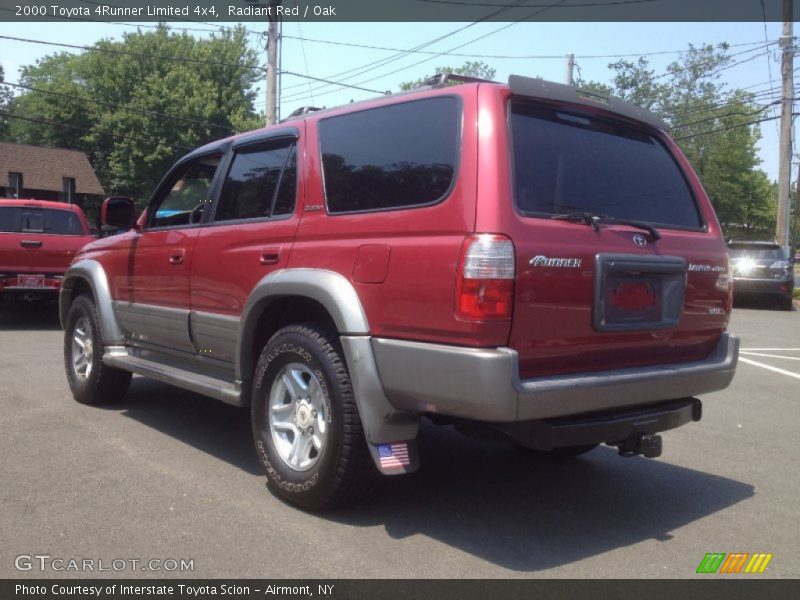 Radiant Red / Oak 2000 Toyota 4Runner Limited 4x4