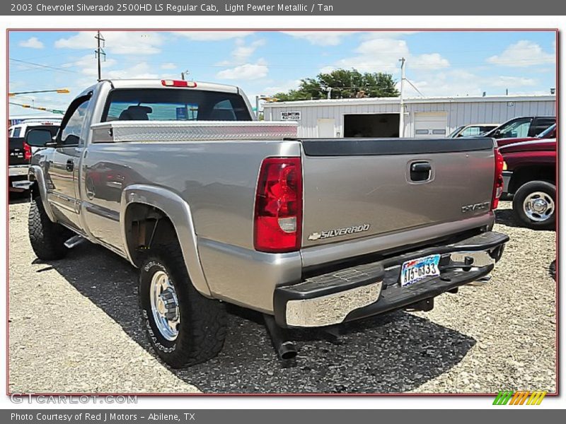 Light Pewter Metallic / Tan 2003 Chevrolet Silverado 2500HD LS Regular Cab